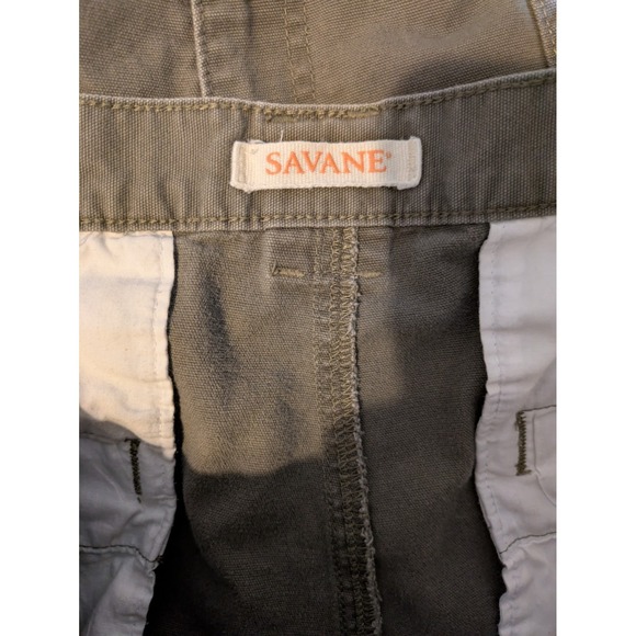 Savane Cargo Shorts Men's Sz 36-Khaki-Lot Of 2-Cotton/Polyester-7" inseam - Picture 5 of 14